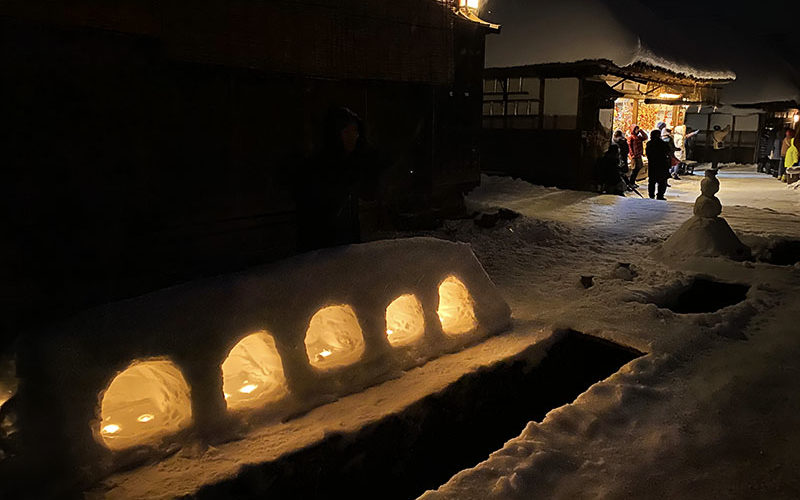 冬の福島・会津へ － 雪、温泉、史跡めぐり －