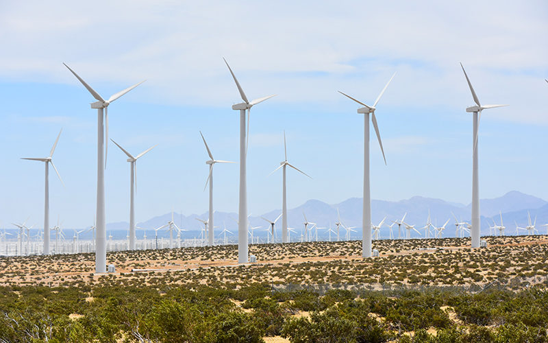 ロサンゼルス郊外にある、壮大な風力発電所がすごい！